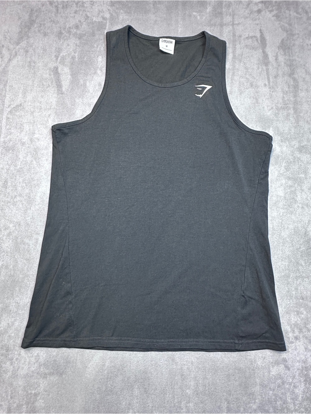 Gymshark Men's Training Tank Top Charcoal Gray Size Medium